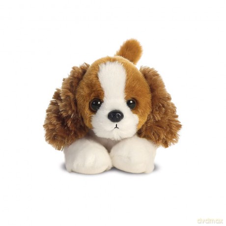 AURORA, 31712, Mini Flopsies Charles the Spaniel Dog, 8In, Soft Toy, Brown and White