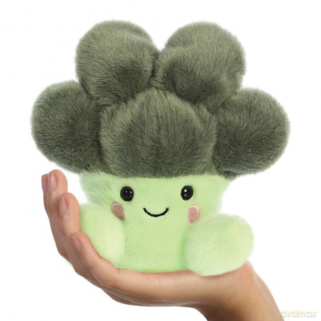 AURORA, 33790 Palm Pals Luigi Broccoli Soft Toy, Green, 5In