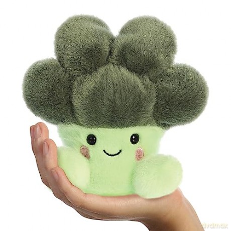 AURORA, 33790 Palm Pals Luigi Broccoli Soft Toy, Green, 5In