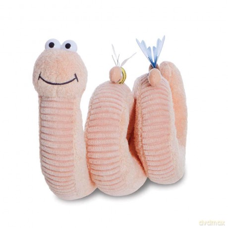 AURORA, 61431, Superworm, Soft Toy, Peach