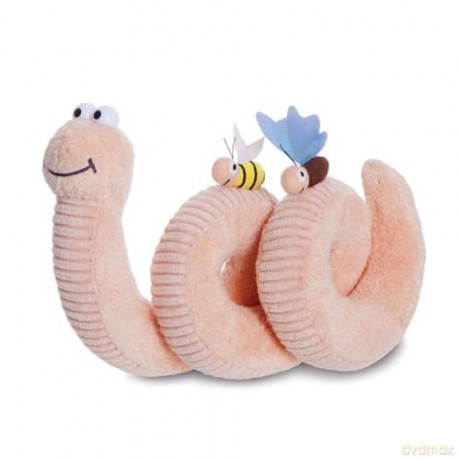 AURORA, 61431, Superworm, Soft Toy, Peach