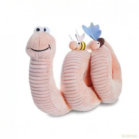 AURORA, 61431, Superworm, Soft Toy, Peach