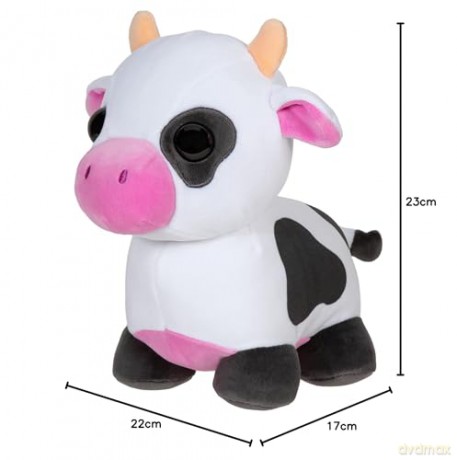 Adopt Me! 8-Inch Collector Plush - Cow - Soft and Cuddly - Directly from the #1 Game, Toys for Kids