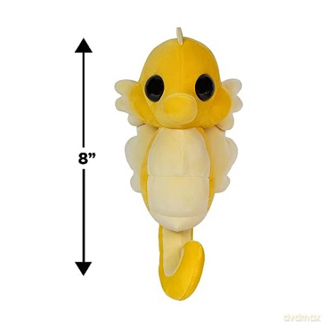 Adopt Me! Collector Plush - Seahorse - Series 2 - Rare In-Game Stylisation Plush - Toys for Kids Featuring Your Favourite Pet, Ages 6+