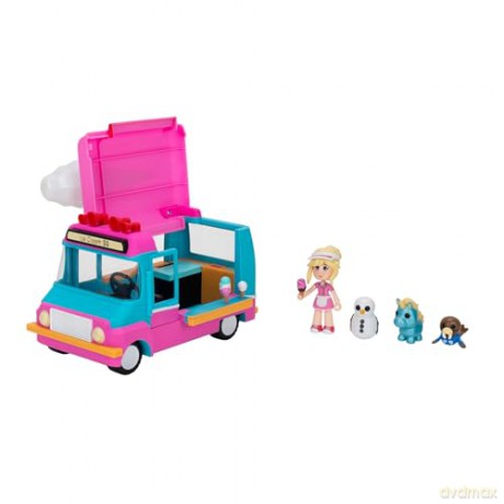 Adopt Me! Ice Cream Truck - Transforming Vehicle with Lights and Sounds - Top Online Game - Exclusive Virtual Item Code Included