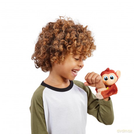 Animagic: Little Snuzzlers - Monkey | Loves to Hug and Wont Let Go! | Features over 15 Sounds to Discover and Sing Along With | For Ages 4+