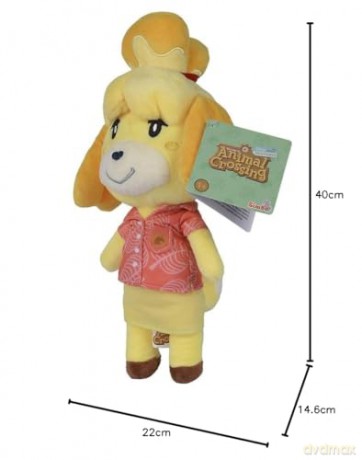 Animal Crossing 109231002 Animal,Simba Isabelle 25CM Soft Toy, Multi, 25 cm