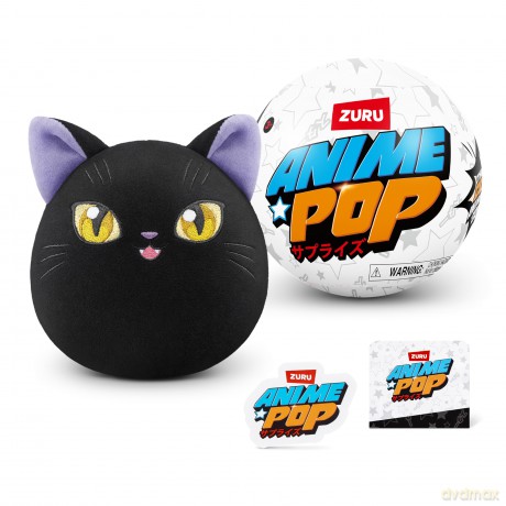 Anime Pop 77491A ZURU, Yoruichi (Bleach), Surprise Single Capsule Plush Toy, Series 1