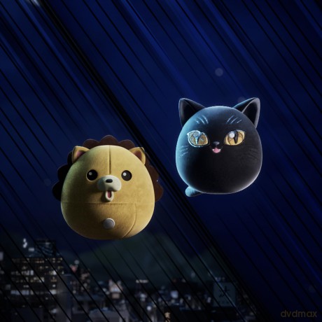 Anime Pop ZURU, Kon (Bleach), Surprise Single Capsule Plush Toy, 11.5 centimetres, Demon Slayer and Bleach, (Kon, Bleach)