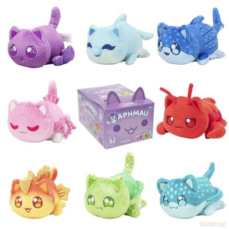 Aphmau 6025 6 Mystery Plush - Series 5 YouTube Gaming Channel, Blind Box, 1 of 8 Possible Under The Sea MeeMeows, Official Merch, Styles May Vary
