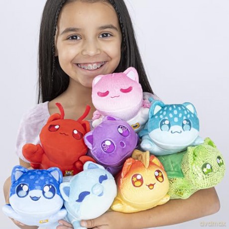 Aphmau 6025 6 Mystery Plush - Series 5 YouTube Gaming Channel, Blind Box, 1 of 8 Possible Under The Sea MeeMeows, Official Merch, Styles May Vary