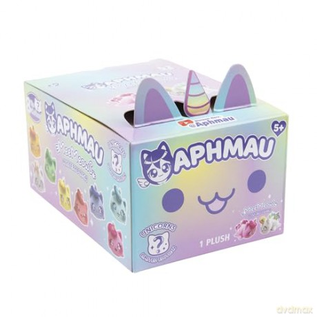 Aphmau 6025U9 6 Mystery Plush Collection YouTube Gaming Channel, Blind Box, 1 of 8 Possible Unicorn MeeMeows, Official Merch, Styles May Vary