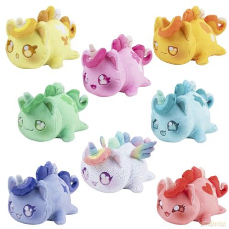 Aphmau 6025U9 6 Mystery Plush Collection YouTube Gaming Channel, Blind Box, 1 of 8 Possible Unicorn MeeMeows, Official Merch, Styles May Vary