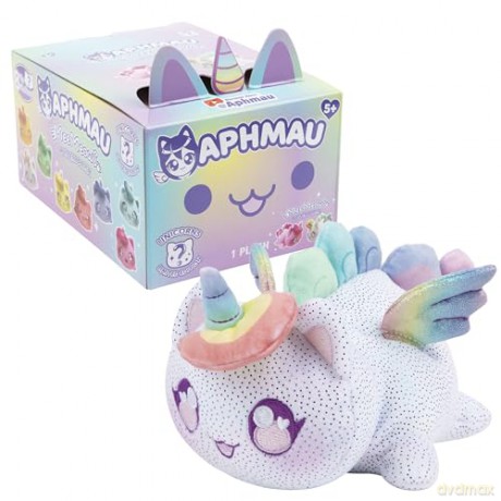 Aphmau 6025U9 6 Mystery Plush Collection YouTube Gaming Channel, Blind Box, 1 of 8 Possible Unicorn MeeMeows, Official Merch, Styles May Vary