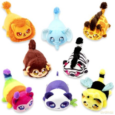 Aphmau 65555 6 Mystery Plush - Series YouTube Gaming Channel, Blind Box, 1 of 8 Possible Safari MeeMeows, Official Merch, Multicolour