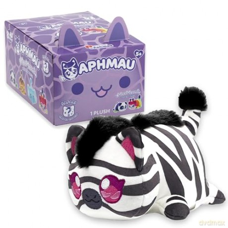 Aphmau 65555 6 Mystery Plush - Series YouTube Gaming Channel, Blind Box, 1 of 8 Possible Safari MeeMeows, Official Merch, Multicolour