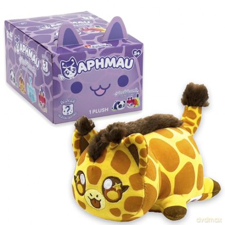 Aphmau 65555 6 Mystery Plush - Series YouTube Gaming Channel, Blind Box, 1 of 8 Possible Safari MeeMeows, Official Merch, Multicolour