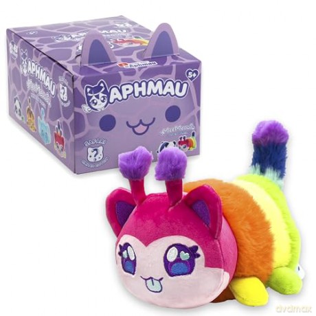 Aphmau 65555 6 Mystery Plush - Series YouTube Gaming Channel, Blind Box, 1 of 8 Possible Safari MeeMeows, Official Merch, Multicolour