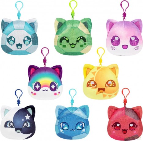 Aphmau 6700 MeeMeows Mystery Clip-On Toys, Collectible Mini Plush, 1 of 8 Possible Characters, Official Merch-Styles May Supplied at Random, Colour Varies, One Size