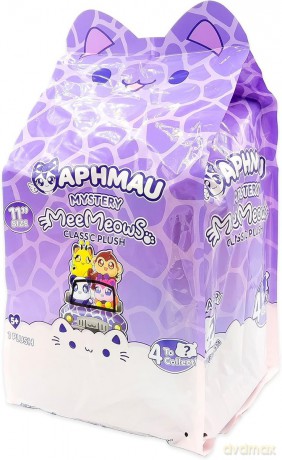 Aphmau 6751 11" Classic Plush Mystery, Blind Box, 1 of 4 Possible Safari MeeMeows, Official Merch, Styles May Vary, Multicolour