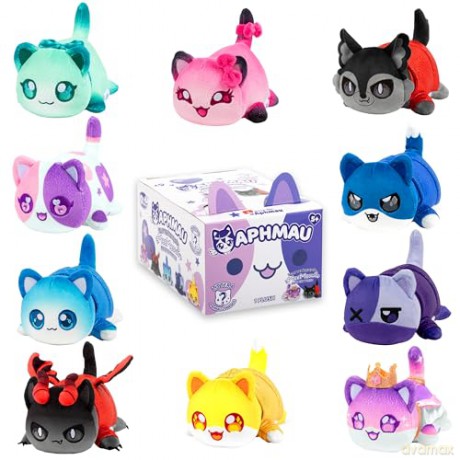 Aphmau 6" MeeMeow Mystery Plush - Series 6; YouTube Gaming Channel, Blind Box, 1 of 8 Possible, Friends MeeMeows, Official Merch, STYLES MAY VARY