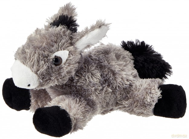 Aurora 12504 8-inch Flopsie Donkey, Grey