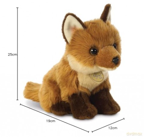 Aurora 26283, 26373, MiYoni Tots Fox Kit, 9In, Eco-friendly soft toy, Brown