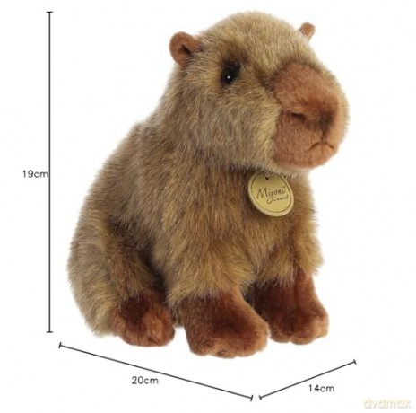 Aurora 26385, 26375, MiYoni Capybara, 9In, Eco-friendly soft toy, Brown