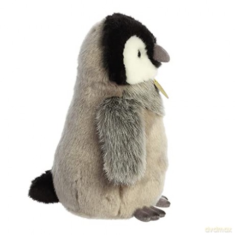 Aurora 26470, 26,470, MiYoni Tots Emperor Penguin Chick, 9In, Eco-friendly soft toy, Grey
