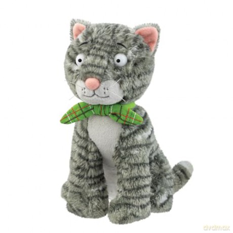Aurora 61562, tabby McTat Cat 9in, Soft Toy, Grey and White
