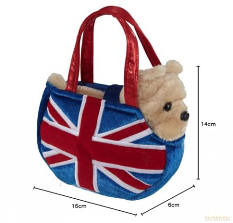 Aurora 8-inch Fancy Pal Bulldog Union Jack