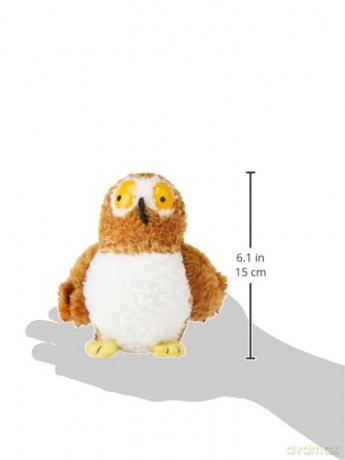 Aurora Gruffalo, 12874, Owl, 7In, Soft Toy, Brown and White, Multicoloured