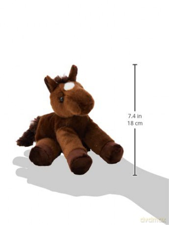 Aurora World 16486 Mini Flopsies Chestnut Horse Toy ,Brown,8-Inch