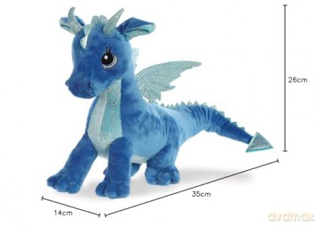Aurora World 30839 Indigo Dragon, Blue,Medium