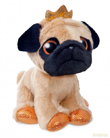 Aurora World 60879 Royal Pug Dog, Brown and Black, 7-Inch