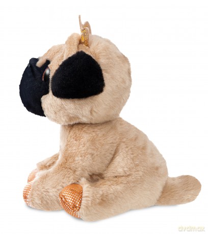 Aurora World 60879 Royal Pug Dog, Brown and Black, 7-Inch