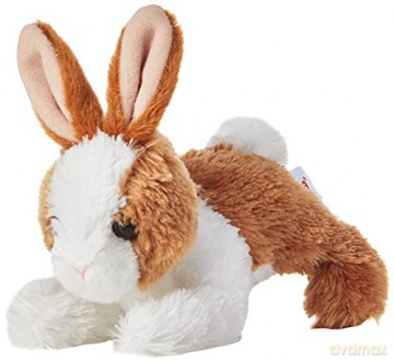 Aurora World 73902.0 Mini Flopsie Bunny Plush Toy (Brown/White)