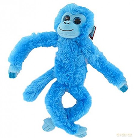Aurora World Ltd 19-inch Colourful Hanging Chimp (Blue)