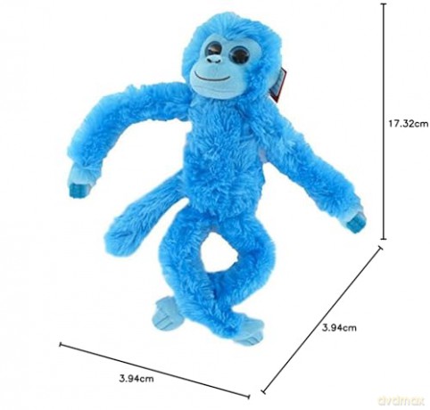 Aurora World Ltd 19-inch Colourful Hanging Chimp (Blue)
