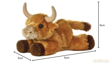 Aurora World Ltd Mini Flopsie Toro Bull, Brown, 8-inch