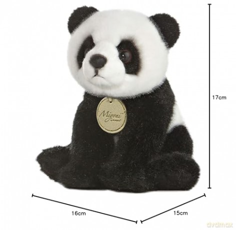 Aurora, 10821, MiYoni Panda, 7.5In, Soft Toy, Black and White
