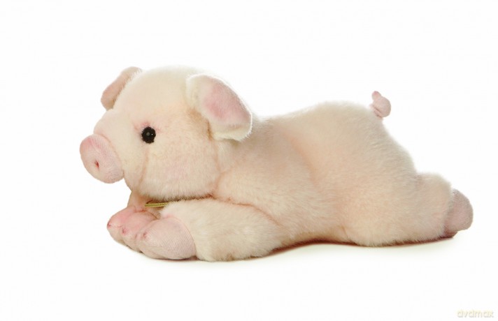 Aurora, 10904, MiYoni Pig, 11In, Soft Toy, Pink