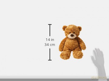 Aurora, 12772, Bonnie Brown Teddy Bear, 13In, Soft toy, Medium
