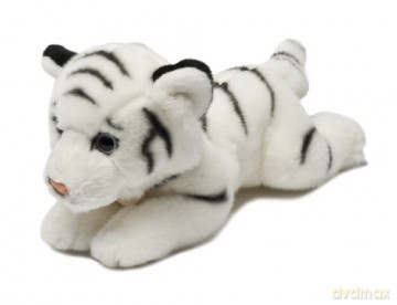 Aurora, 13170, MiYoni White Tiger, 8In, Soft Toy, White