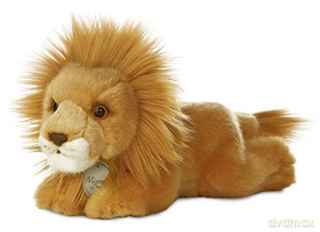 Aurora, 13172, MiYoni Lion, 8In, Soft Toy, Brown