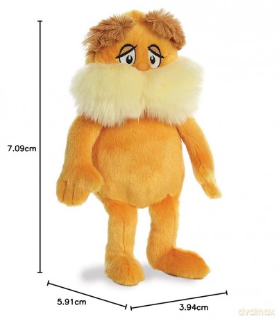 Aurora, 15920, Dr Suess, The Lorax 7.5In, Soft Toy, Orange