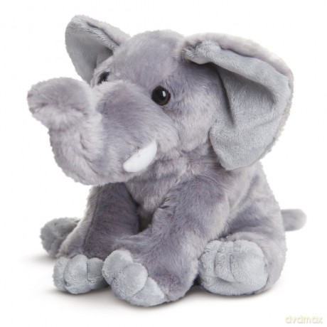 Aurora, 19266, Destination Nation Elephant, 10In, Soft Toy, Grey