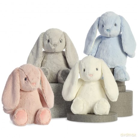 Aurora, 23103, ebba Baby Dewey Dawn White Rabbit, 12.5In, Eco Friendly Soft Toy