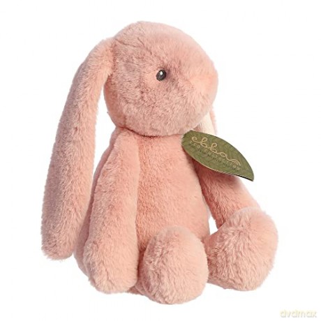 Aurora, 23318, ebba Baby Eco Brenna Bunny, 12.5In, Recycled Soft Toy, Pink