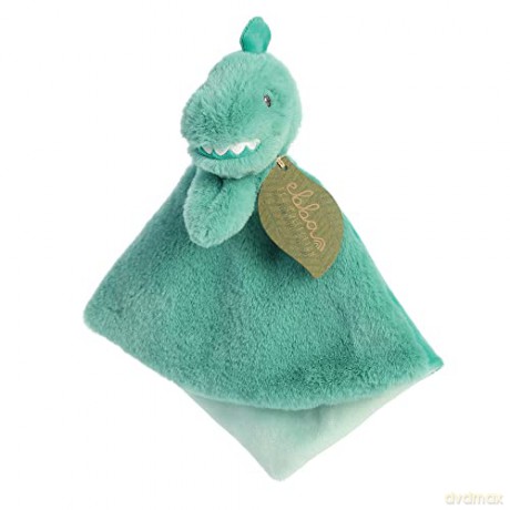 Aurora, 23326, ebba Baby Eco Ryker Rex Dragon Luvster Blanket, 12In, Recycled Soft Toy, Green
